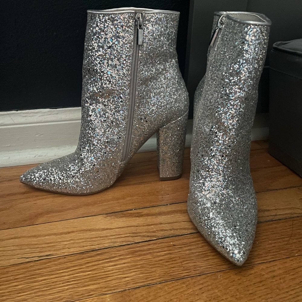 Glitter Ankle Boots